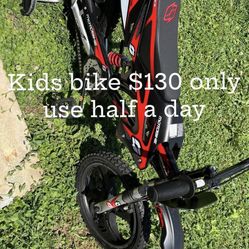 Boys Motorcycle bicycle 
