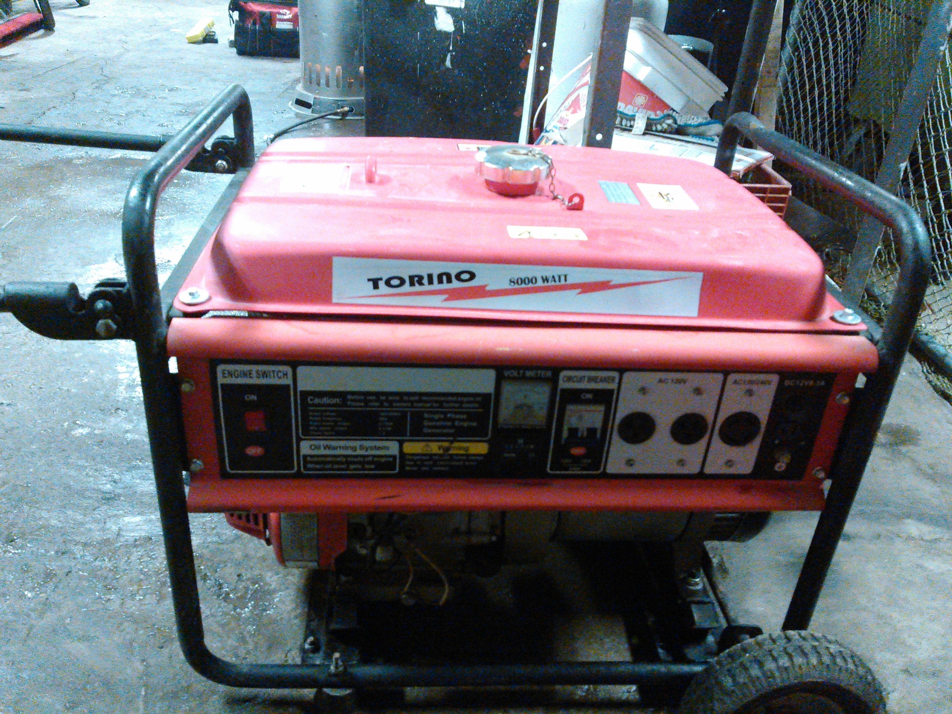 Torino 8000 watt portable generator