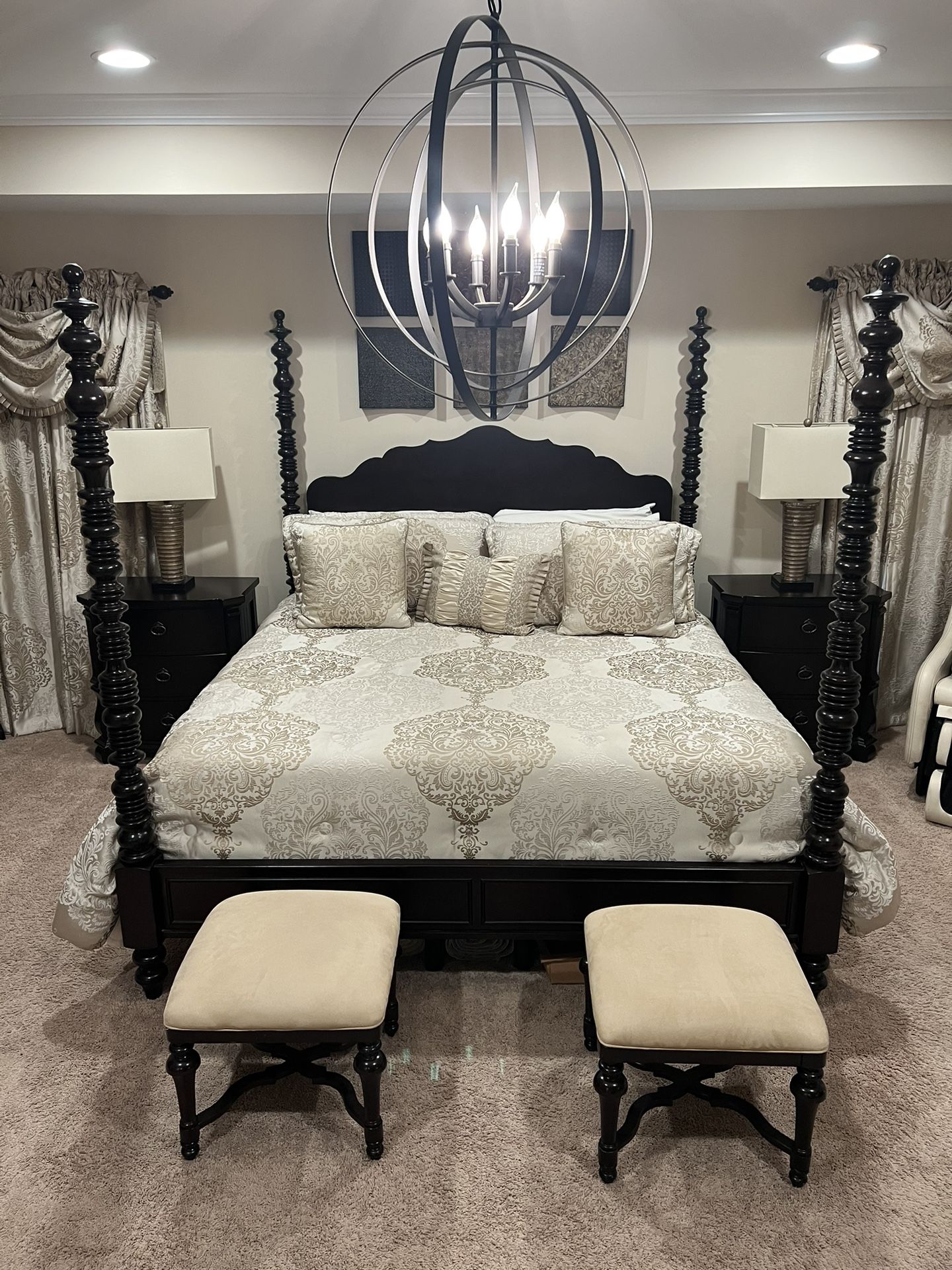 Lexington Furniture Long Cove King Size Bedroom Set 8 piece