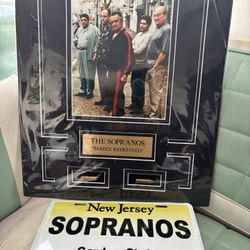 Sopranos Photo And License Plate
