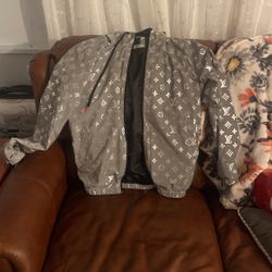 Louis Vuitton Reflective Zip Up Jacket