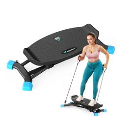 ROCKING STEPPER WITH RESISTANCE BAND.  LCD CONTROL .MAX CAPACITY 300 POUNDS 💥BRAND NEW NEVER USE 💥 