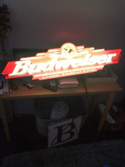 Budweiser sign