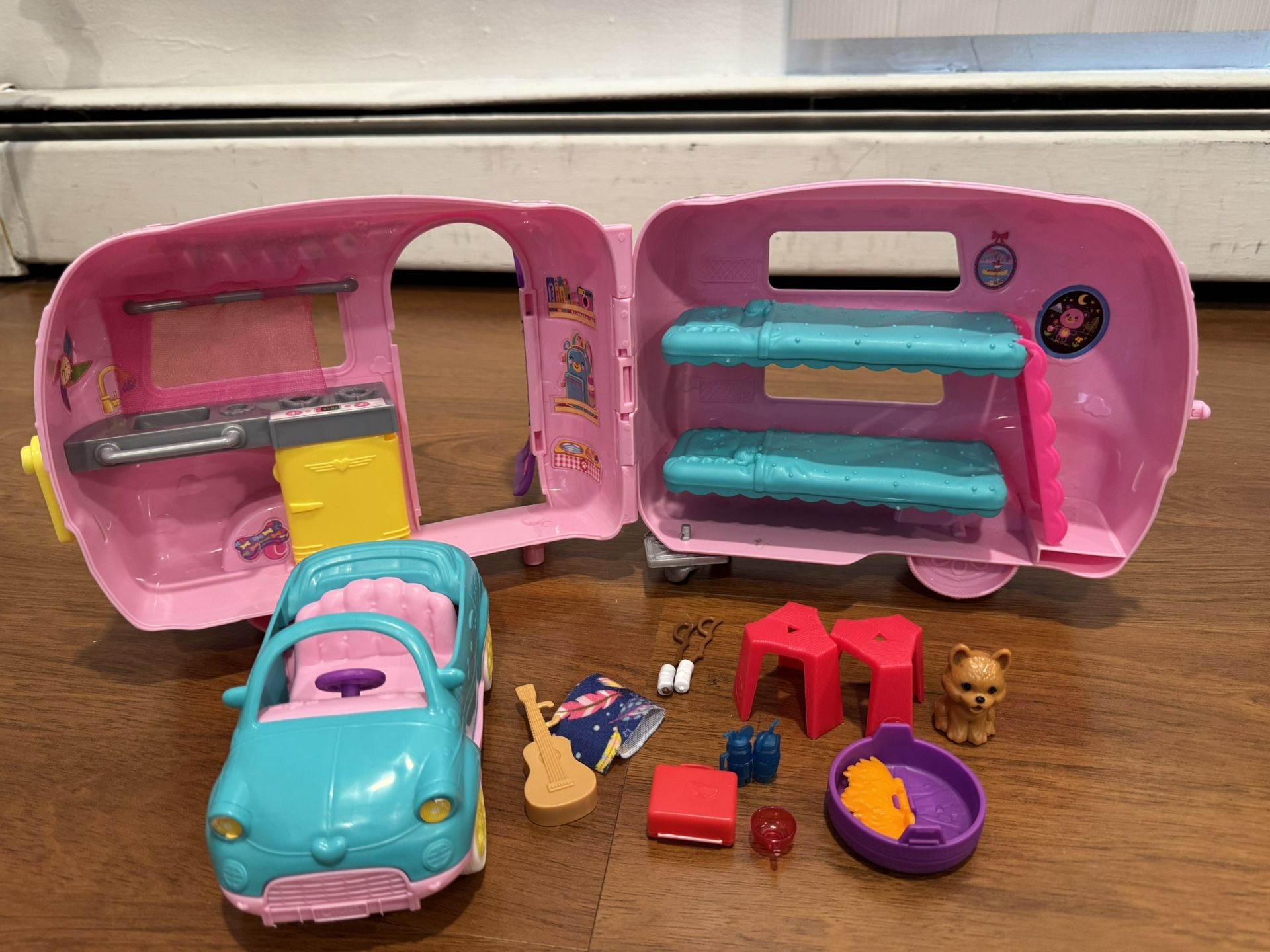 Barbie Club Chelsea Camper Playset with Car & Accessories