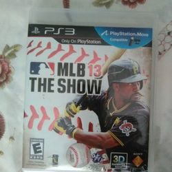 MLB 13 THE SHOW. EA Sports. PS3. Baseball video game. PlayStation