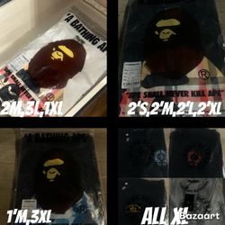 18 pc bape and 5 pc chrome all great quality