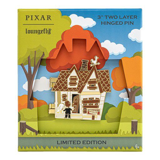 PIXAR UP HOUSE COLLECTOR BOX HINGED ENAMEL PIN LIMITED EDITION 2500