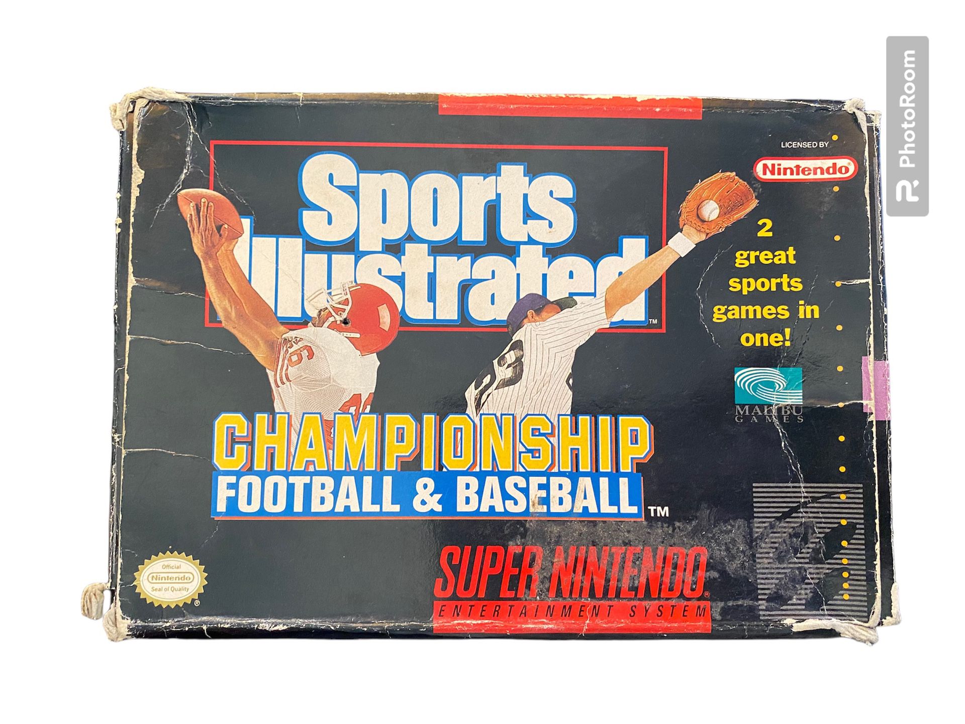Super Nintendo Sports Illustrated Championship SNES 