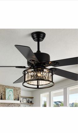 52” Ceiling Fan With Light