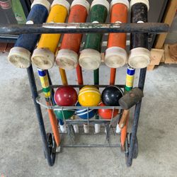 Croquet set vintage