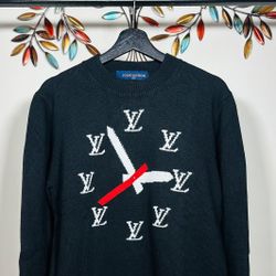 LOUIS VUITTON CLOCK WOOL SWEATER !!!