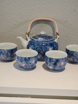 Vintage Authentic Japanese ARITA Tea Set