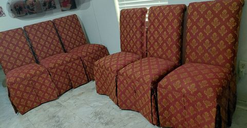 6 Dinning Room Chairs Or For Any  Room. WANT THEM GONE MAKE OFFER.