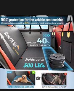 Dog car seat cover pad