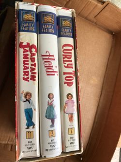 Shirley Temple VHS collection