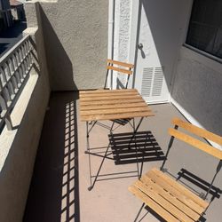 2 Small Outside Table Sets