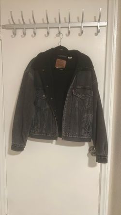 Levi’s Black Sherpa Denim Jacket