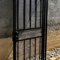 Black Security Door