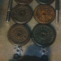 Set Of 8 - 10 Pound Weights Plates