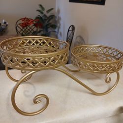 Beautiful Gold Plant Stand