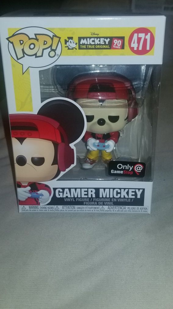 Funko Pop! Animation: Gamer Mickey Mouse #471 Disney Exclusive