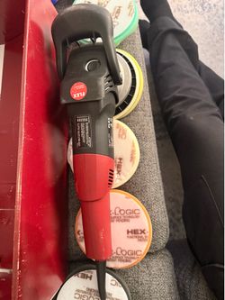 FLEX XC 3401 VRG Polisher + Hex Logic Pads - Excellent Condition