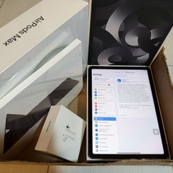 Bundle, Ipad Air5 Unlocked Cellular +AirpodMax+keyboed