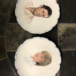 Prince Charles And Princess Dianna Plates 