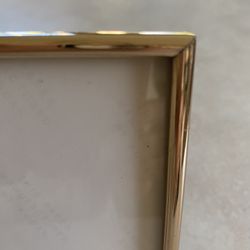 Vintage Tabletop Brass Photo Frame 