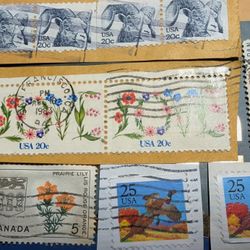 40+ Vintage USPS Postage Stamp Lot 