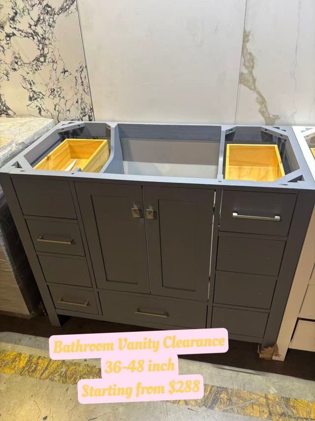 36-48 inch vanity without top 10.213