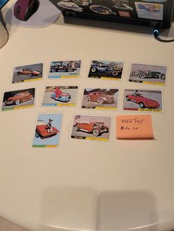 1968 Topps Motor car lot