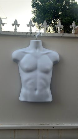 2 male Mannequin  upper body hangers