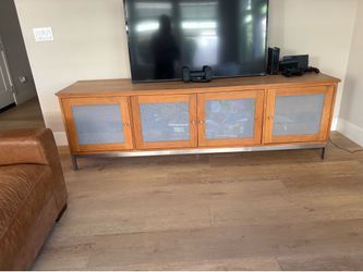 MID-CENTURY MODERN / DWR-STYLE MEDIA CONSOLE – 83” LONG