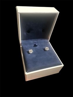 3CTW Moissanite Diamond Stud Earrings