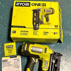 RYOBI ONE+ 18V AirStrike 16-Gauge Cordless Finish Nailer (Tool Only)