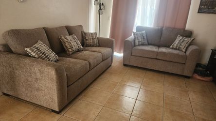 Living room set of two couches
