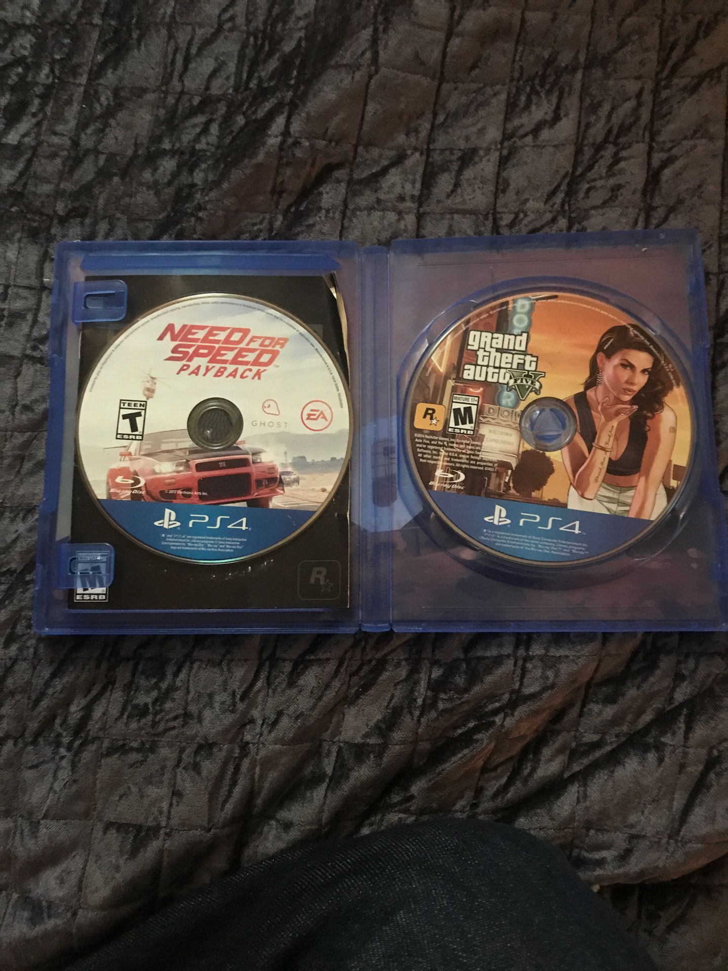 PS4 games gta 5 and need for speed