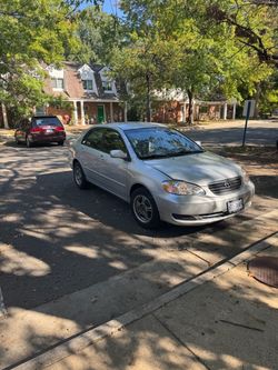Toyota Corolla Silver 4-Door Sedan