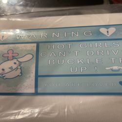 Cinnamoroll Car Warning Sticker