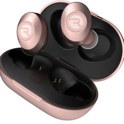 Raycon The Everyday Bluetooth Wireless Earbuds with Microphone- Stereo Sound in-Ear Bluetooth Headset True Wireless Earbuds 32 Hours Playtime (Matte R