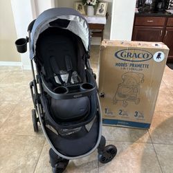 SPECIAL!!! ONLY $145: Redmond Modes Pramette Stroller, 3-in-1 Convertible