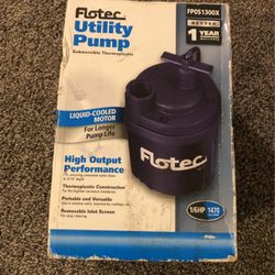 Flotec Sump Pump / Brand New In Box…