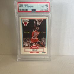 1990 Fleer Michael Jordan #26 PSA 8 NM-MT🔥