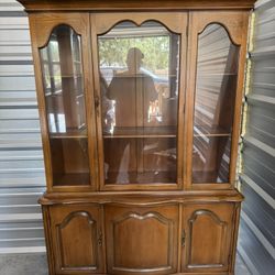 Solid Wood China Cabinet 
