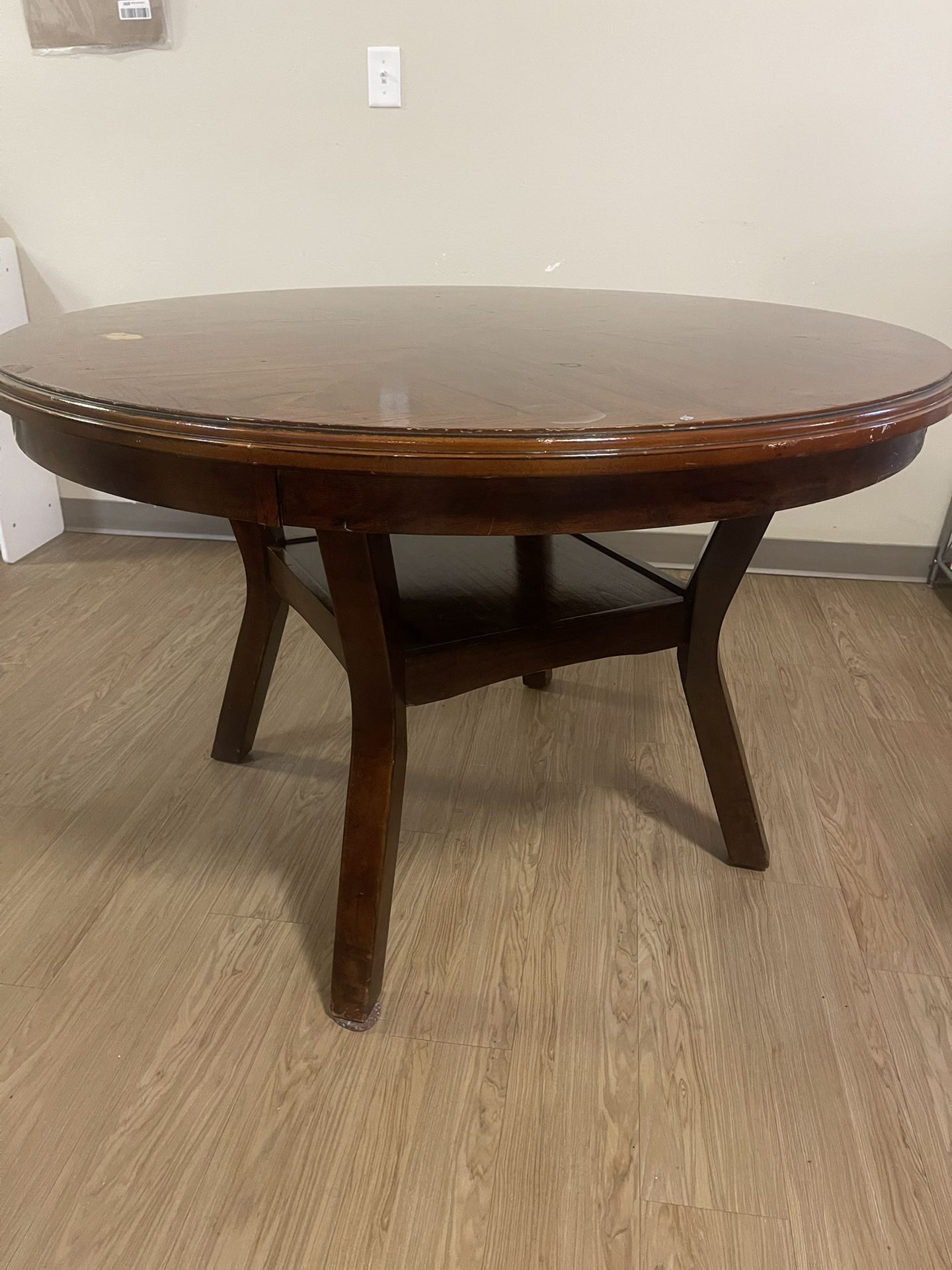 48” Round Dining Table No Chairs