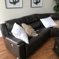 Leather Sectional
