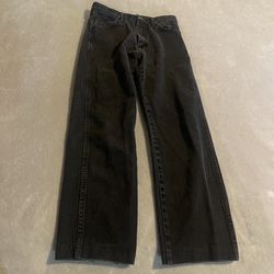 Vintage Wrangler Cowboy Cut Original Fit Jeans Mens 30x30 Black Made in USA