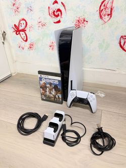 Sony Playstation 5 Disc Version - 825GB  , Bonus 1 Game ( Used Very New )