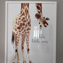 Nursery Giraffe Picture Frame 